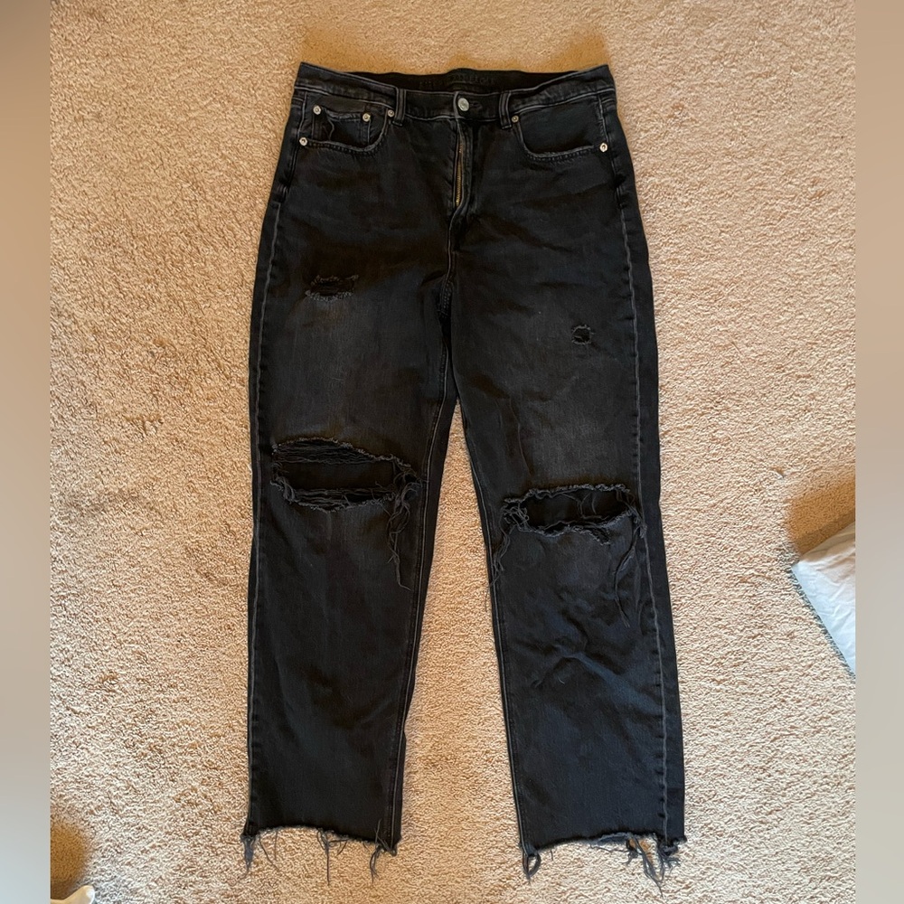 American Eagle high Wasted BaggyJeans